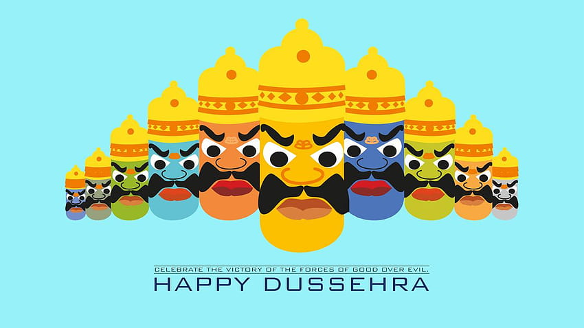 Happy Dussehra Wallpaper Background Stock Clipart | Royalty-Free |  FreeImages