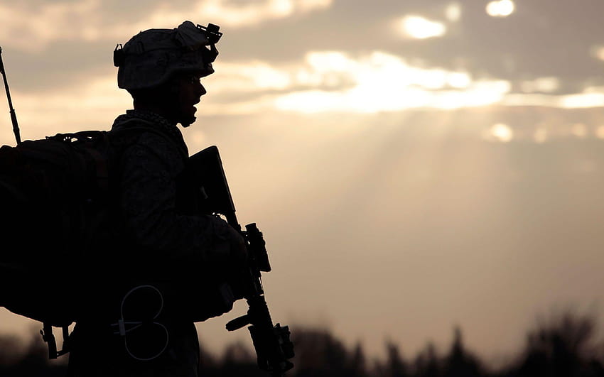 American Soldier in Afghanistan HD wallpaper