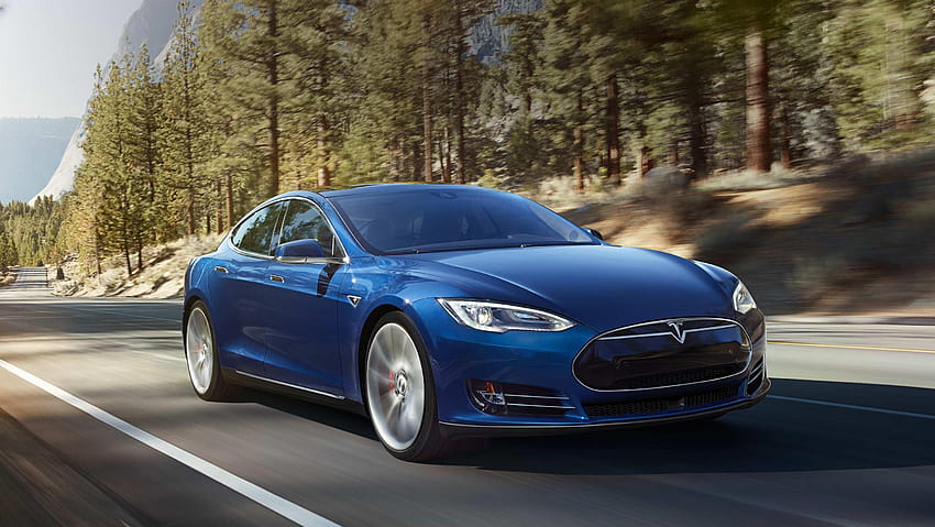 2015 Tesla Model S 70D , ., blue tesla HD wallpaper