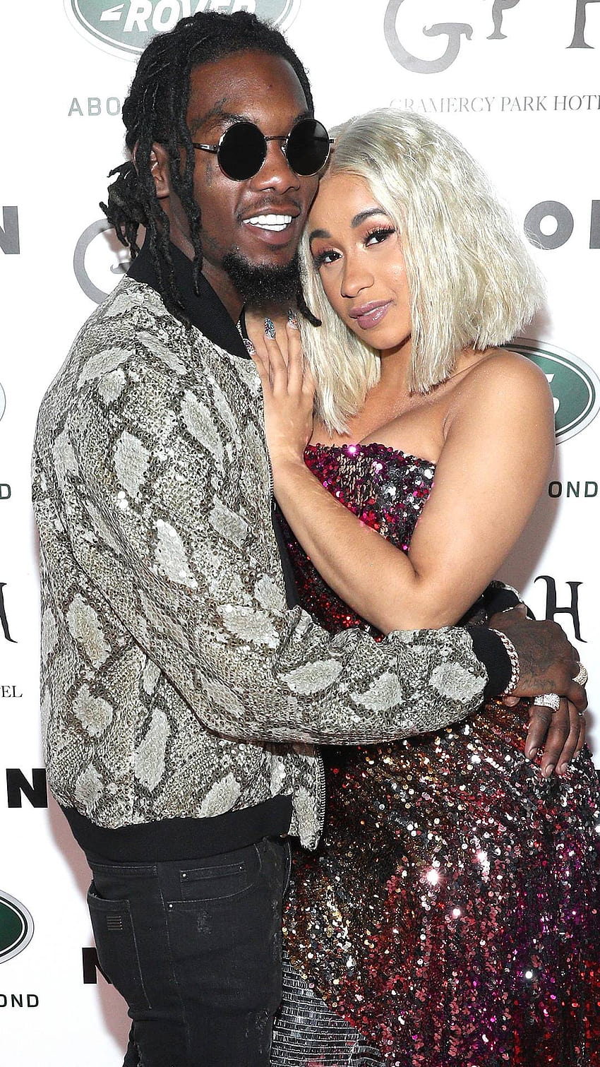 Cardi B Is Pregnant, Expecting First Child With Fiancé Offset, cardi b and offset HD phone wallpaper