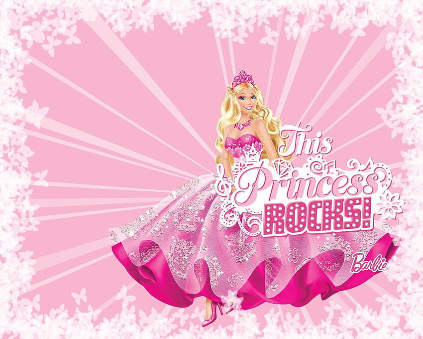 Barbie Prenses Filmleri Partisi ve arka planlar, prenses arka planı HD duvar kağıdı
