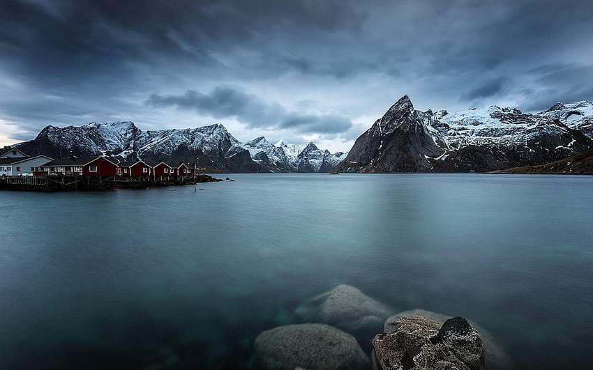 Pemandangan Norwegia, tromso Wallpaper HD