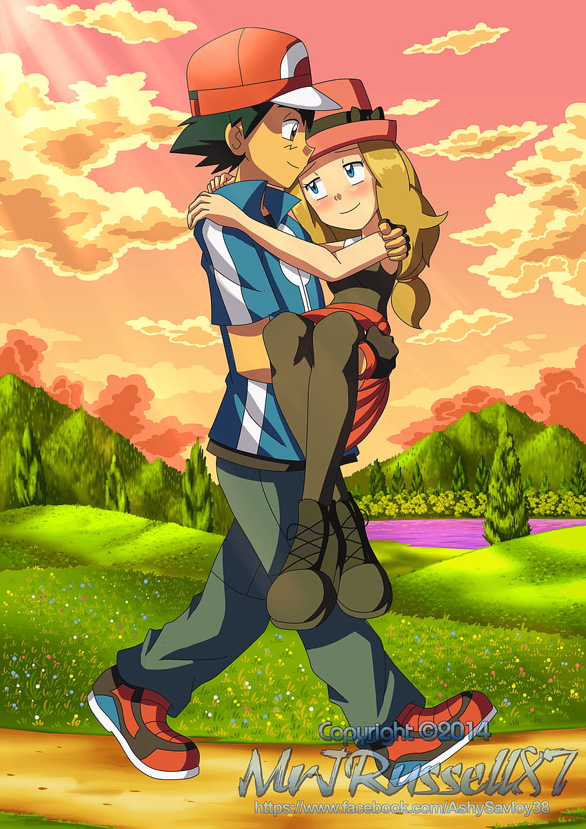Ash❣️Serena, pokemon ash and serena kiss HD wallpaper | Pxfuel