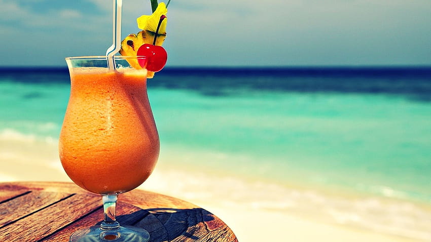 Say Hello To Summer Cocktails, koktail musim panas Wallpaper HD