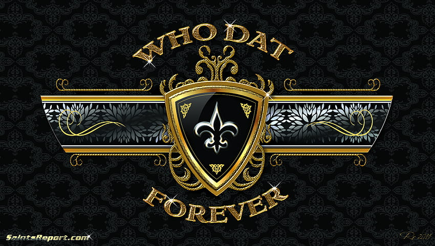 Who Dat Saints Logo HD wallpaper
