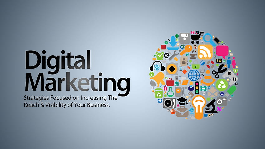 Come aumentare il traffico verso un sito Web attraverso il marketing digitale, il marketing online Sfondo HD