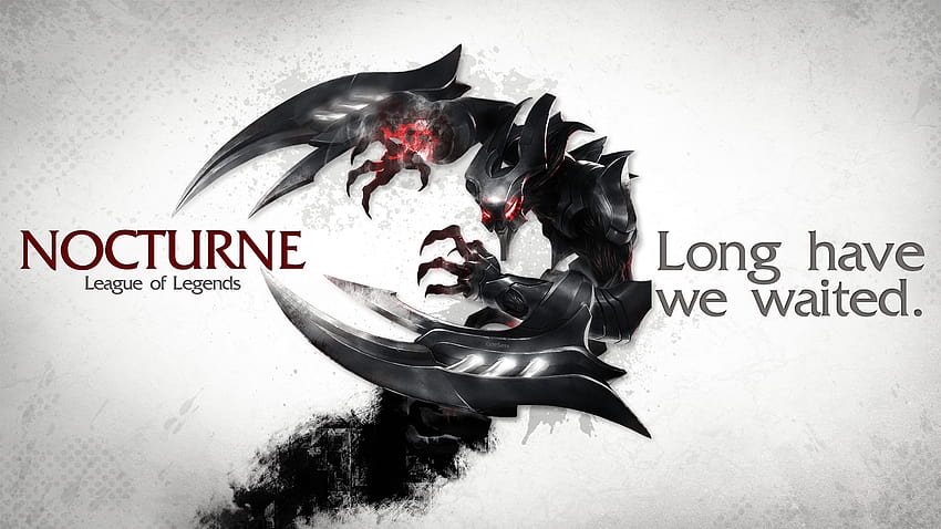 Nocturne. I think he is one of the coolest characters on League of, cool league of legends png background HD wallpaper