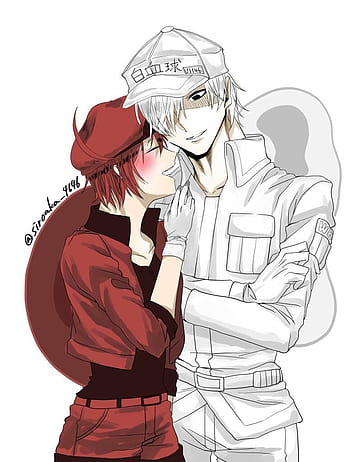 Red Blood Cell Hataraku Saibou - Cells At Work - Pin