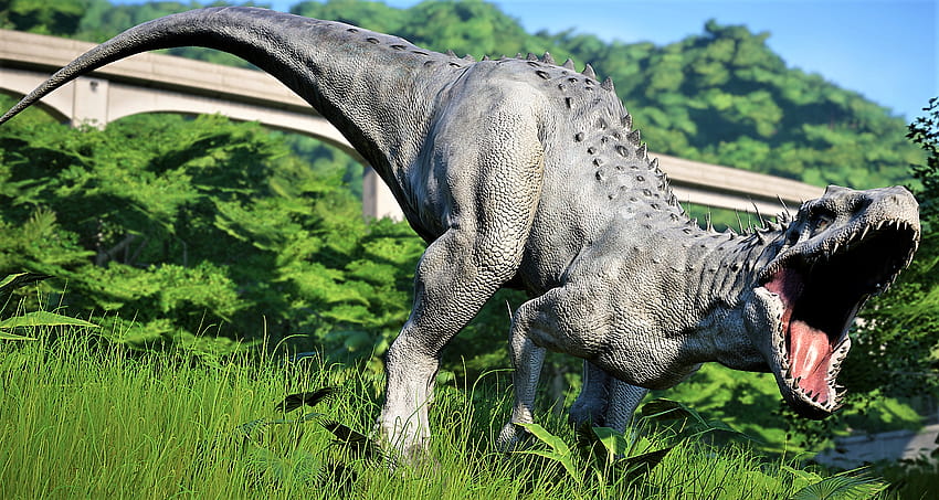 Indominus rex, mundo jurásico evolución t rex fondo de pantalla