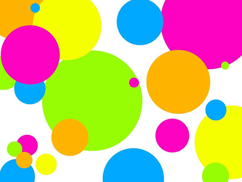 다채로운 물방울 무늬 배경, 무지개 점 HD 월페이퍼