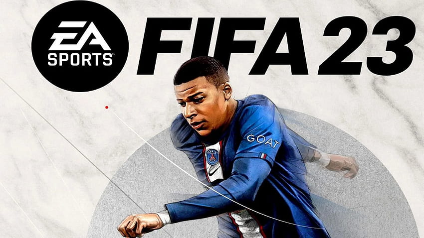 FIFA 23 standart sürüm kapak yıldızı Kylian Mbappe HD duvar kağıdı