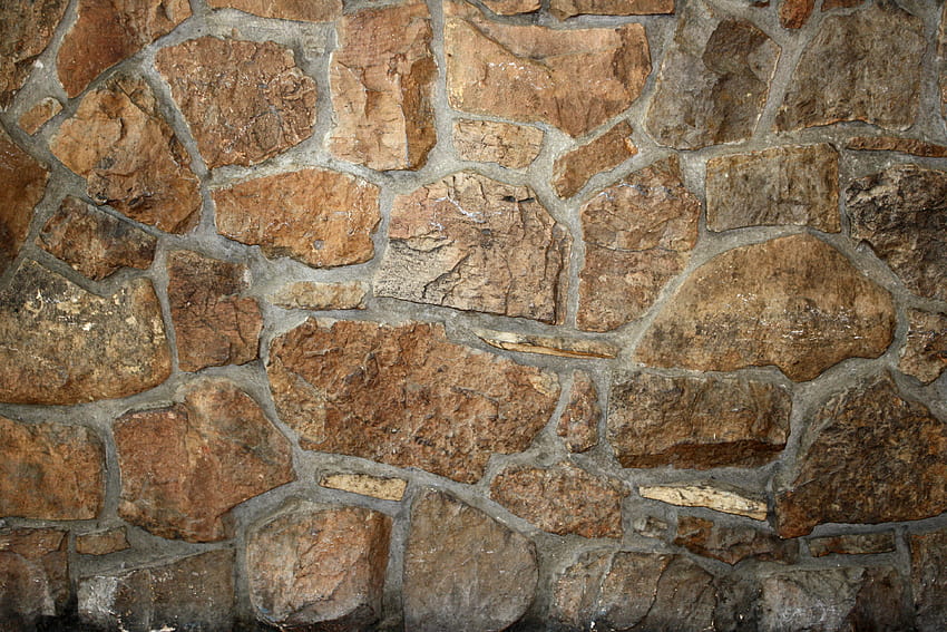 Texture de mur de roche brune, texture de roche Fond d'écran HD