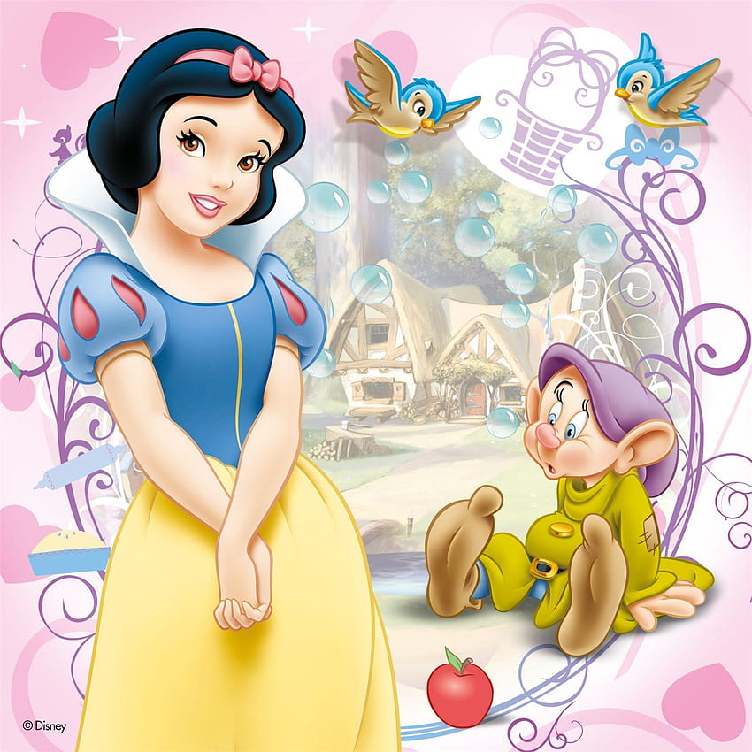 Pamuk Prenses ve Yedi Cüceler Disney HD telefon duvar kağıdı