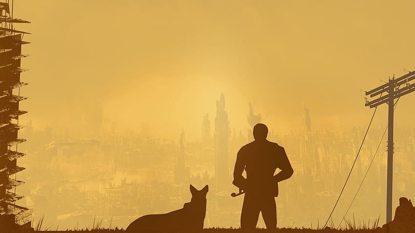 Fallout 4 Minimalist, Games, Backgrounds, minimalistic ps4 HD wallpaper