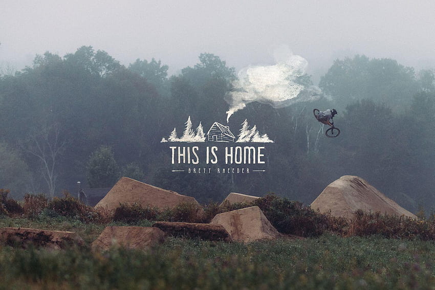 Brett Rheeder Built Himself an Insane Dirt Jump Cour HD wallpaper