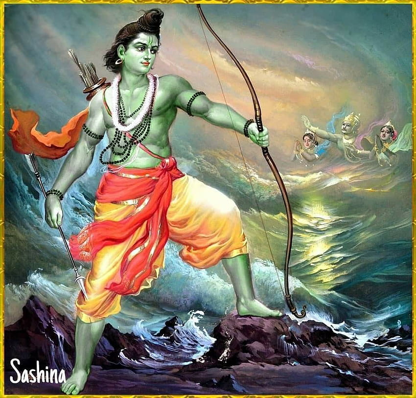 Krishna en Lord Rama en 2020, carnero enojado fondo de pantalla