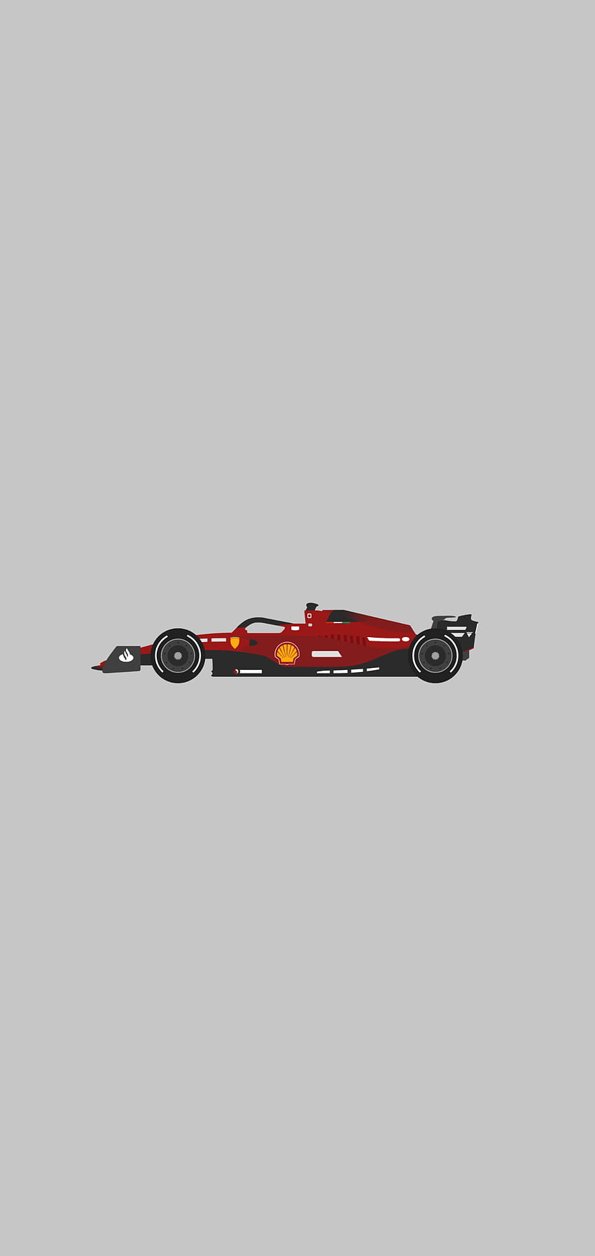 Ferrari F1, prosty telefon f1 Tapeta na telefon HD