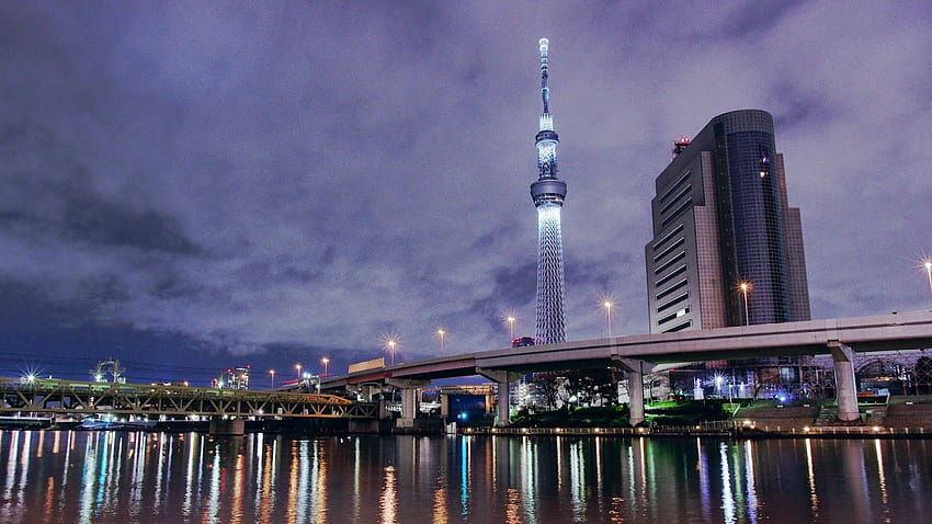 Japan travel: Tokyo Skytree HD wallpaper