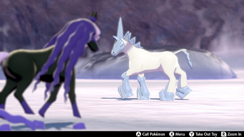 Calyrex Shadow Rider Spectrier Glastrier Ice Rider Pokémon ดาบและโล่ Gen 8 ตำนานแห่งมงกุฎทุนดราพร้อม… โปเกมอน Glastrier วอลล์เปเปอร์ HD