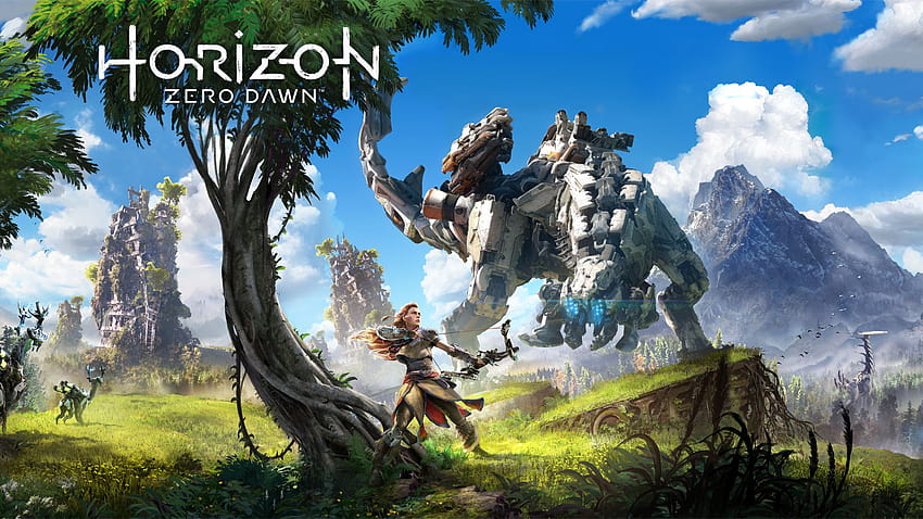 Guerrilla Games macht das Cover von Horizon: Zero Dawn praktisch für Ihren PC und Ihre Geräte HD-Hintergrundbild