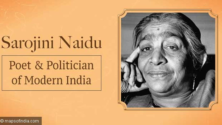 Sarojini Naidu in der Hindi-Lebensgeschichte HD-Hintergrundbild