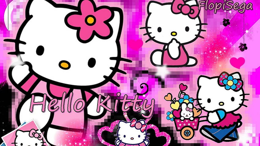 Hello Kitty Laptop HD wallpaper
