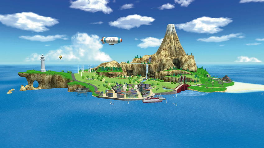 Capturas de tela da Ilha Wuhu e Wii Sports Resort papel de parede HD