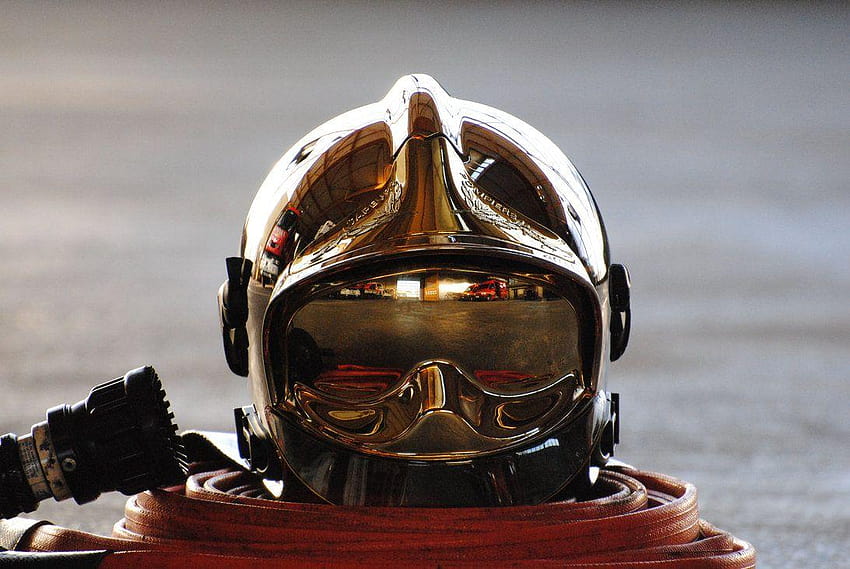 firefighter's helmet by matfmy HD wallpaper