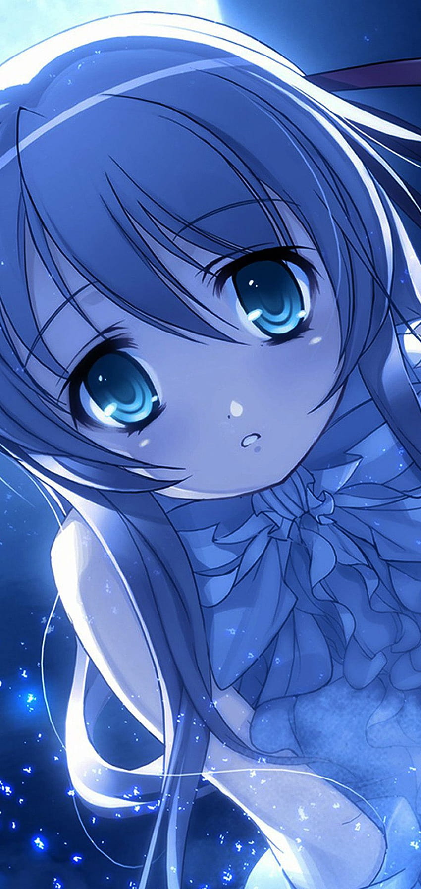 Best Of Anime Girl Blue dla Androida, edukacja na Androida Tapeta na telefon HD