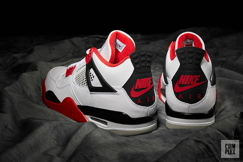 How the Air Jordan 4 'Fire Red' Became a Cultural Icon HD wallpaper