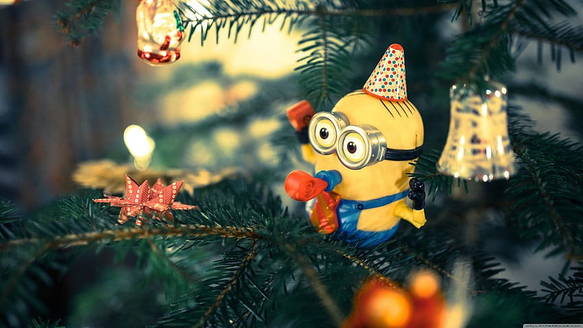 15 Holiday That Should Adorn Your This Christmas and New Year's Eve, merry christmas minions HD wallpaper