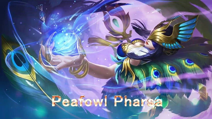 pharsa peafowl skin Mobile Legends Moving / Mobile legends Live, mobile legends pharsa HD wallpaper