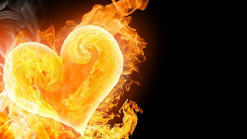 7 Cool Fire, dragons heart HD wallpaper