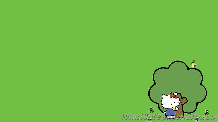 hello kitty hijau 8b436db7f12437042d6c526abeeff20c, sanrio hijau Wallpaper HD
