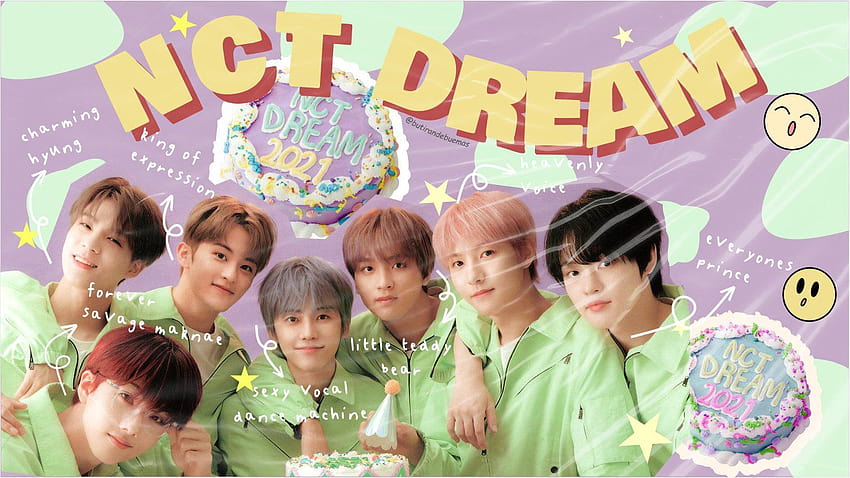 NCT DREAM DEKSTOP, NCT-Traum 2022 HD-Hintergrundbild