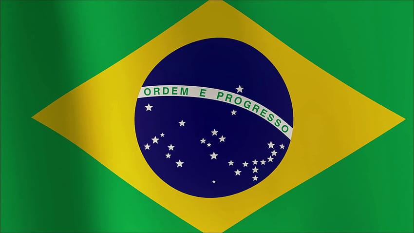 Creased Brazil satin flag with visible wrinkle and seams 100% loop Motion  Backgrounds HD wallpaper | Pxfuel