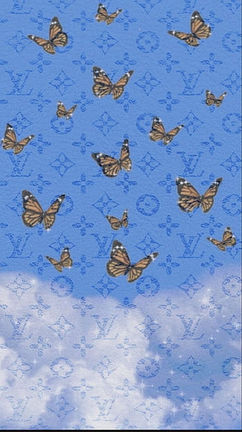 Sfondo blu  Louis vuitton iphone wallpaper, Butterfly wallpaper, Best  friend wallpaper