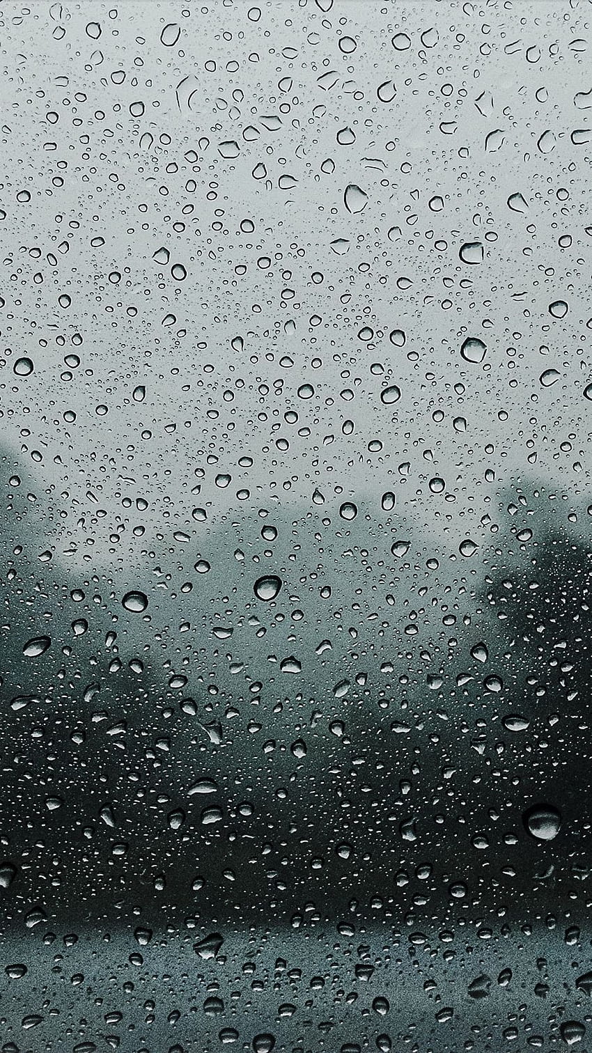 Rain On Glass, wet glass HD phone wallpaper