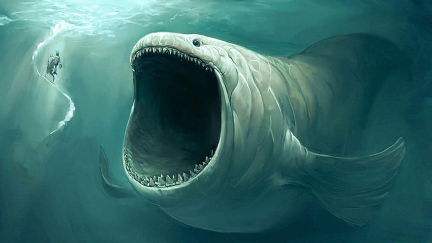 Sea Monster ·①, seamonster HD wallpaper