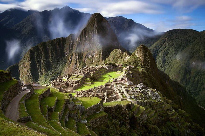 Machu Picchu, Mountains, Landscape, Peru, South America HD wallpaper