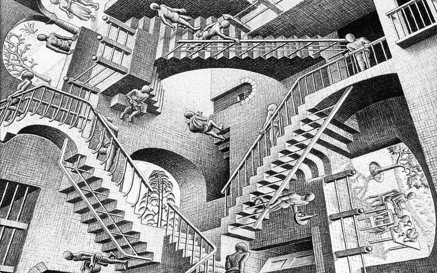 Escher HD-Hintergrundbild