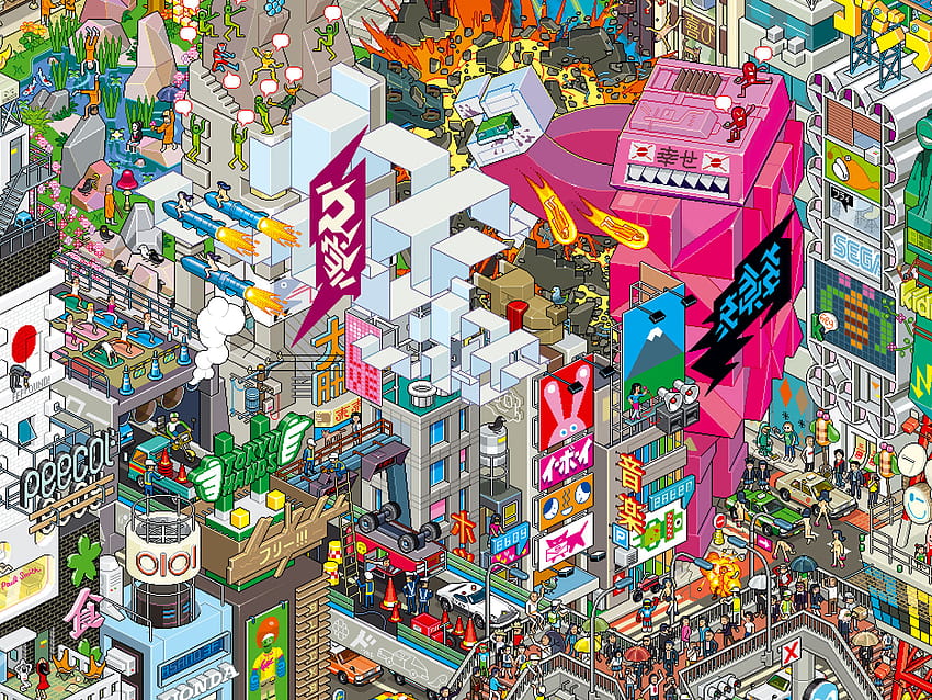 Pixel Tokyo Pixel Tokyo Myspace Backgrounds Pixel Tokyo [1600x1200] for your , Mobile & Tablet HD wallpaper