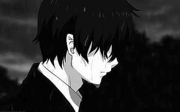 cute sad face anime