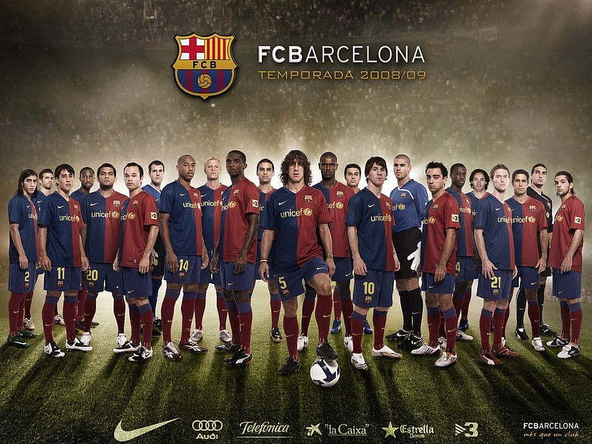 FC Barcelona 1024x768PX ~ FC Barcelona, ​​ HD-Hintergrundbild