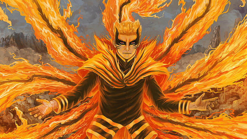 Naruto Uzumaki Baryon Mode Anime Wallpaper 4k HD ID:8736