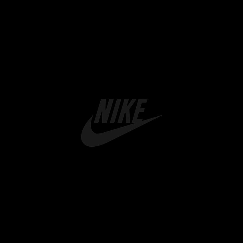 Nike Logo Sports Art Minimal Simple Dark iPad Air, ナイキアート HD電話の壁紙