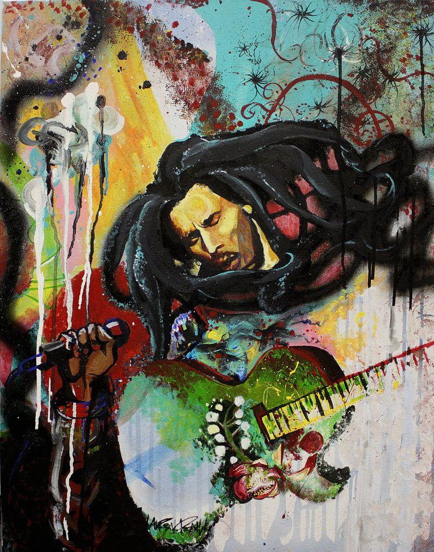 Bob Marley by cupcakedashiki HD phone wallpaper