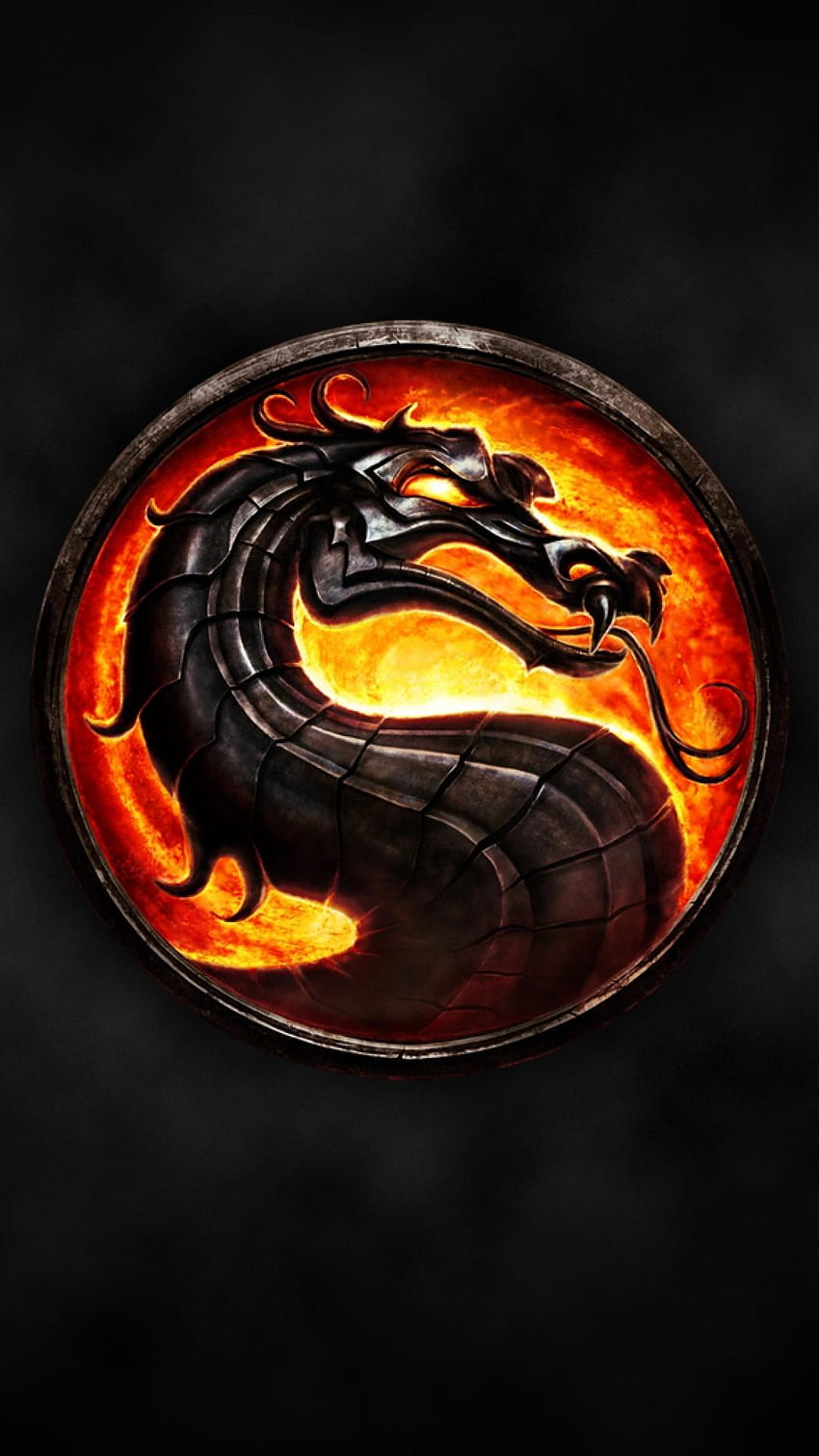 Logo di Mortal Kombat, mk mobile Sfondo del telefono HD