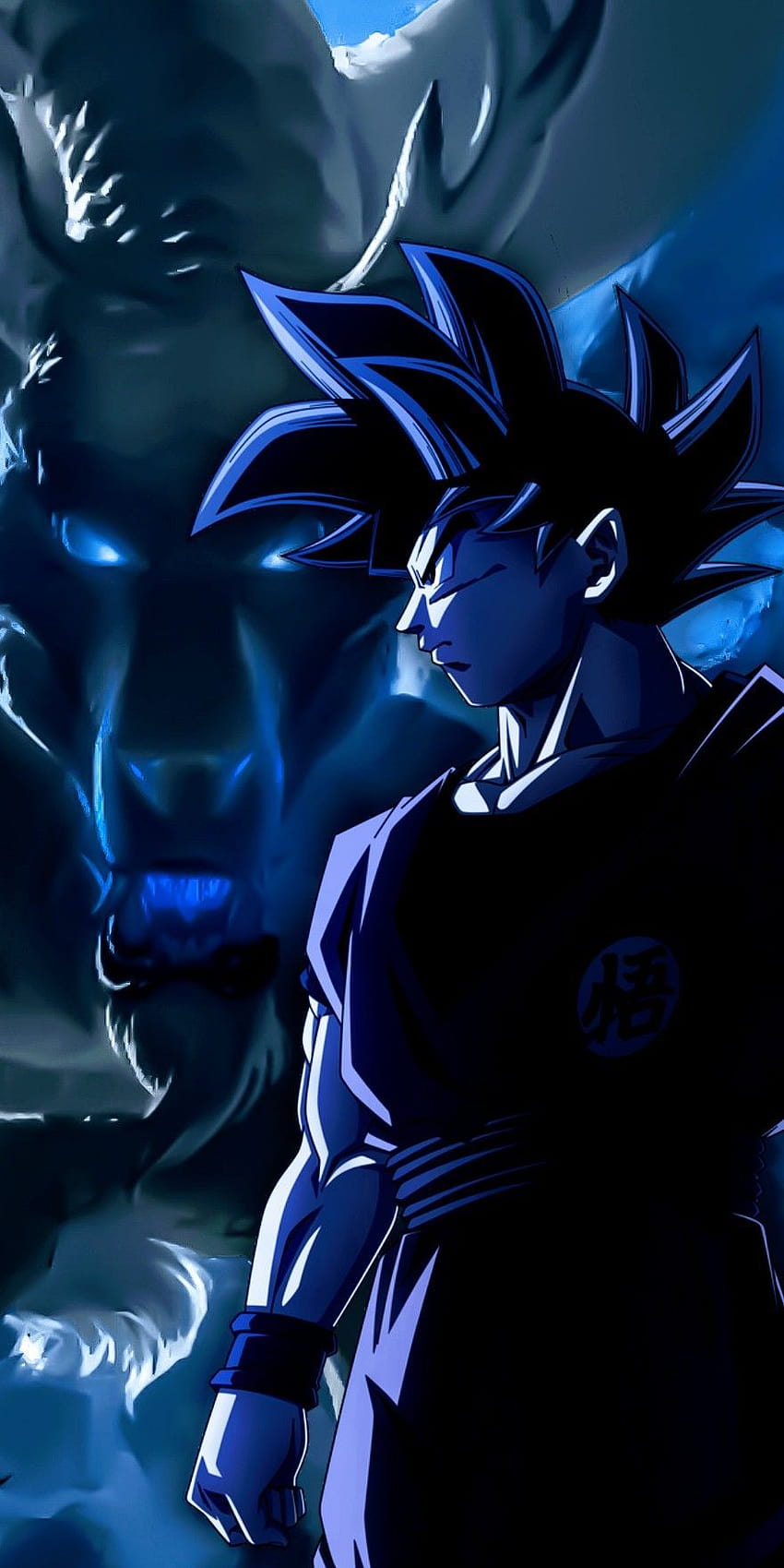 Goku & Shenron, Dragon Ball Super, anime 4d HD phone wallpaper