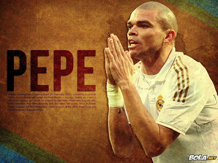 ] Pepe, Batu Karang di Lini Belakang Real Madrid, pepe footballer HD wallpaper